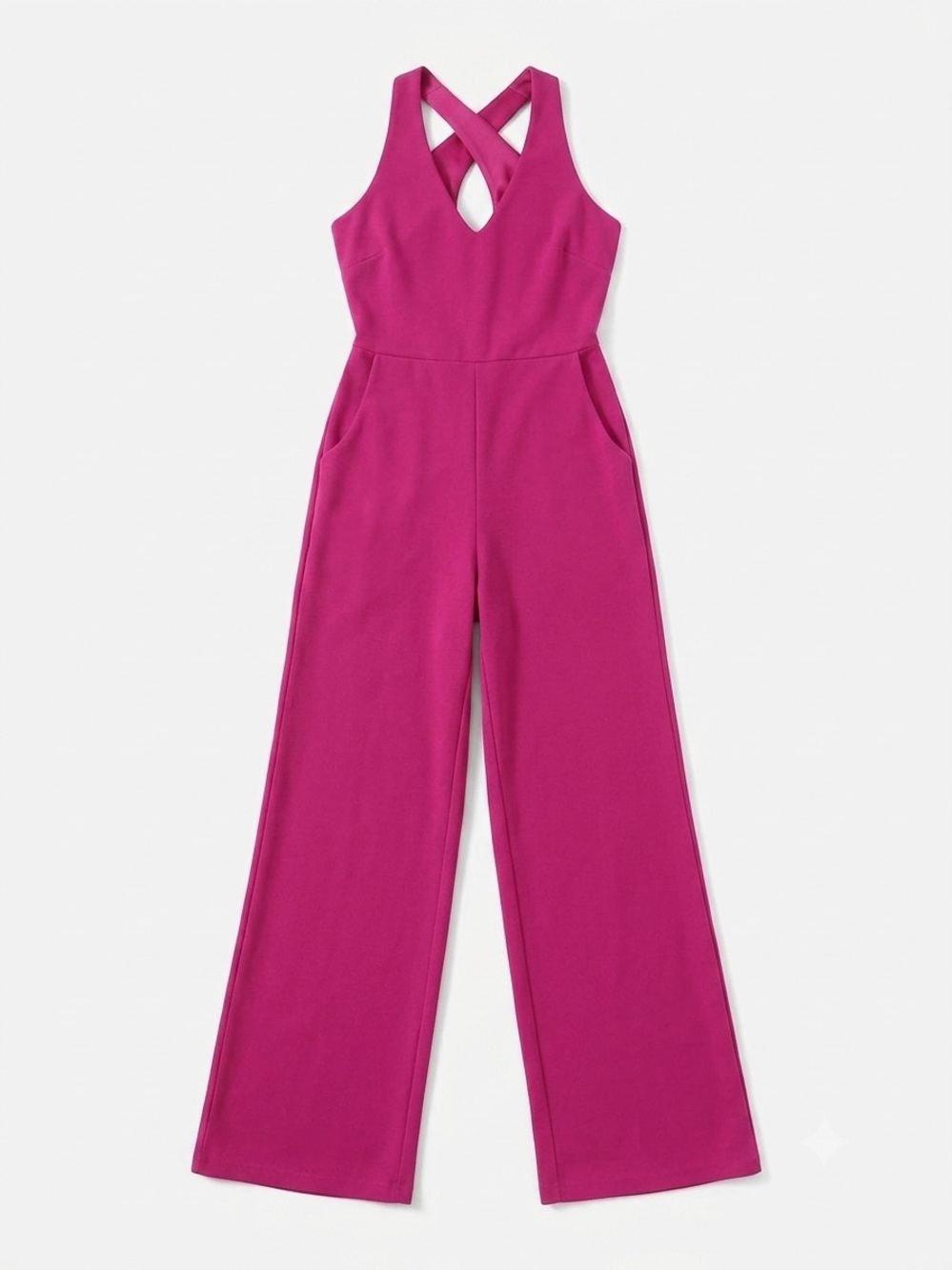 Crystal Sky Fuchsia Jumpsuit